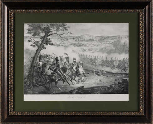 [Битва при Заальфельде]. Bataille de Saalfeld. Lithographie de Charles Motte. Франция, начало XIX в. 